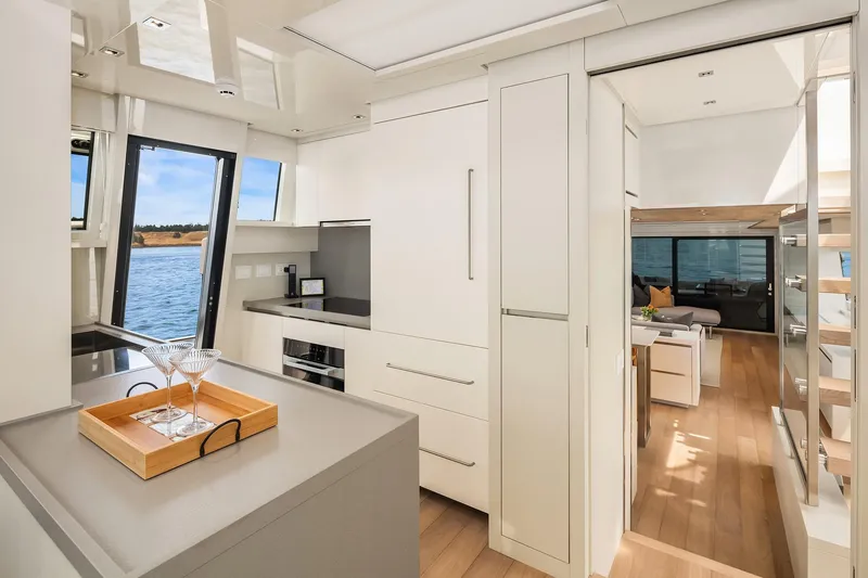 Essenza Yacht Photos Pics Galley