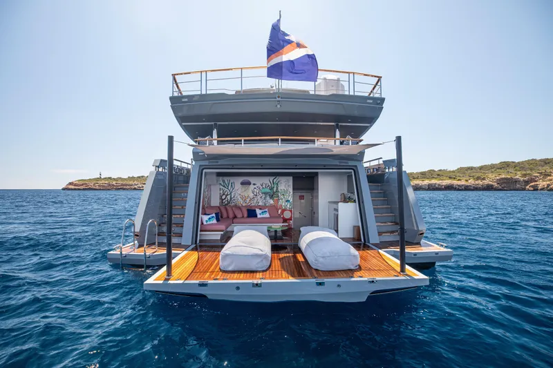 37xp-17 Yacht Photos Pics Luxury Numarine 37XP-17 yacht, 2026 model, with open deck and scenic ocean view.