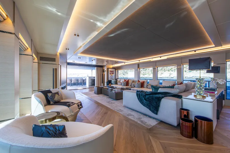 37xp-17 Yacht Photos Pics Luxurious interior of 2026 Numarine 37XP-17 yacht with modern furnishings and elegant decor.