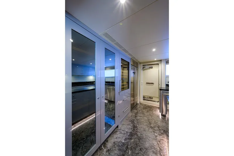 Zephyr Yacht Photos Pics Ocean Alexander 100 ZEPHYR -Interior - Chefs Galley