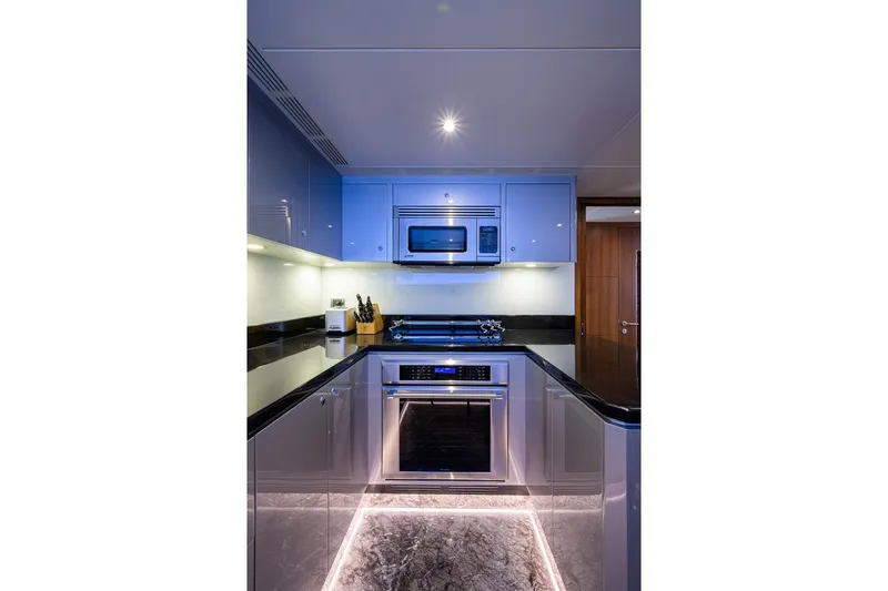 Zephyr Yacht Photos Pics Ocean Alexander 100 ZEPHYR -Interior - Chefs Galley