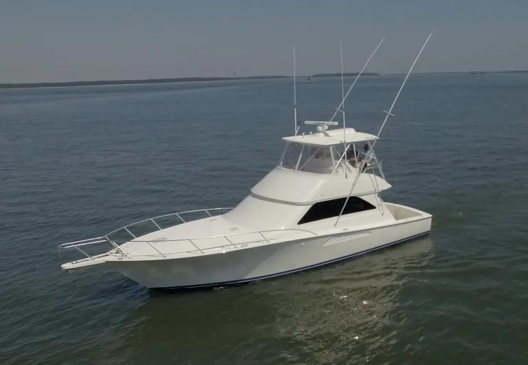 Fine For Now Yacht Photos Pics Viking 48 FINE FOR NOW - Port Aerial Profile