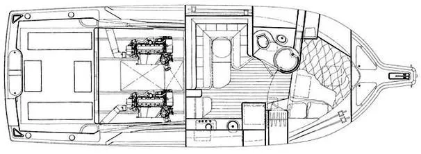 Christine Elizabeth Yacht Photos Pics 2002 Rampage 38 Express boat layout diagram.