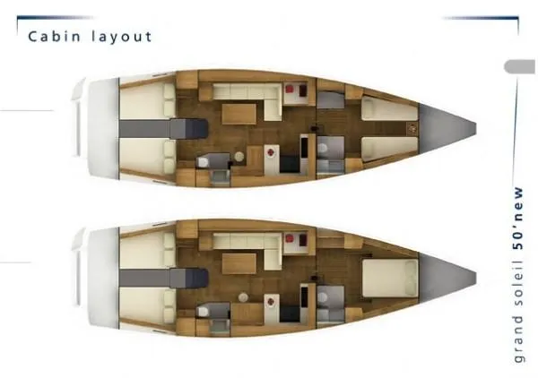  Yacht Photos Pics Cabin-Layout-GS50NEW_bassa