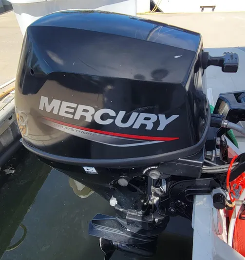 'perrydise' Yacht Photos Pics Mercury FourStroke outboard motor on a 2007 Meridian 341 Sedan