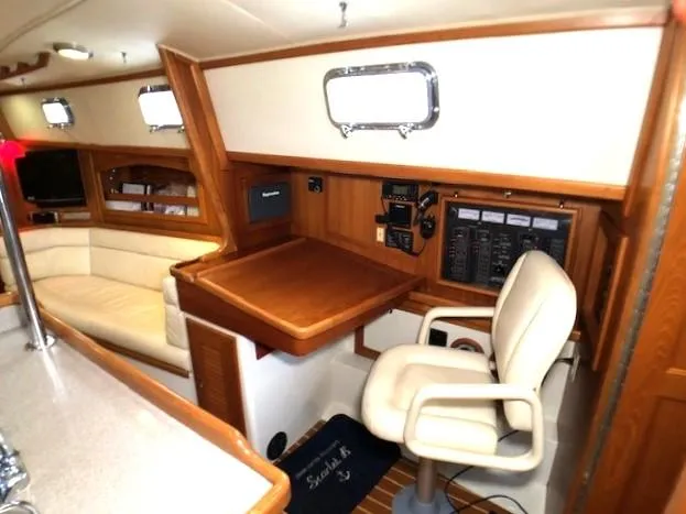 Scarlet B Yacht Photos Pics Nav station