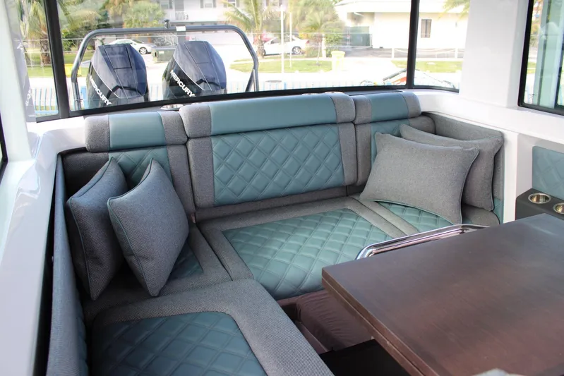  Yacht Photos Pics Axopar 37 - Dinette