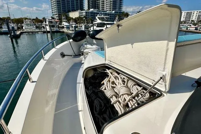South Paws Yacht Photos Pics Outer Reef 62 SOUTH PAWS - Exterior Bow Storage