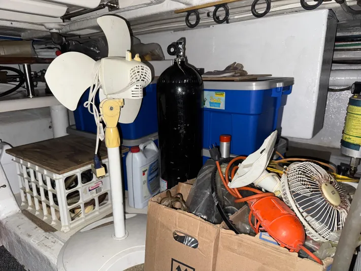 Silver Lining Yacht Photos Pics Aft storage