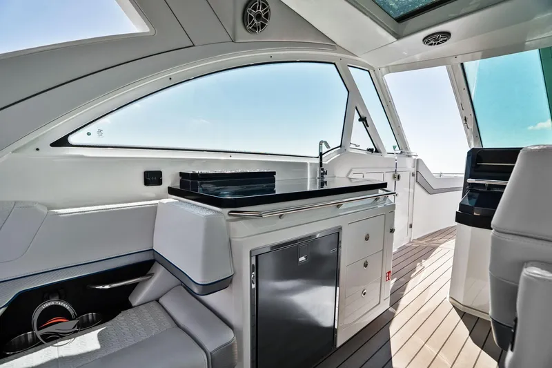 Lucca 2 Yacht Photos Pics 2025 Formula 380 Super Sport Crossover OB interior with sleek design and modern amenities.