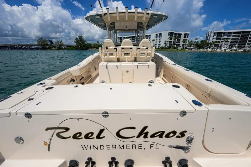 Reel Chaos Yacht Photos Pics Grady White 33 - Reel Chaos - Transom