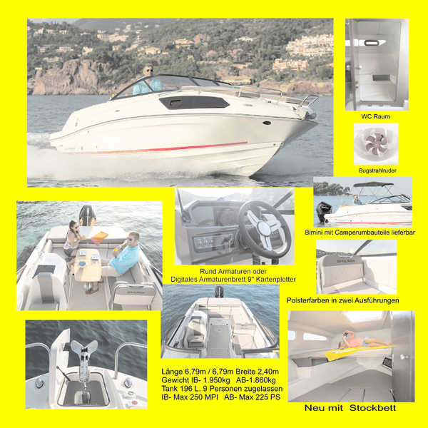 2019 Bayliner Winterangebote VR6 Cuddy mit 250 MPI Innenborder