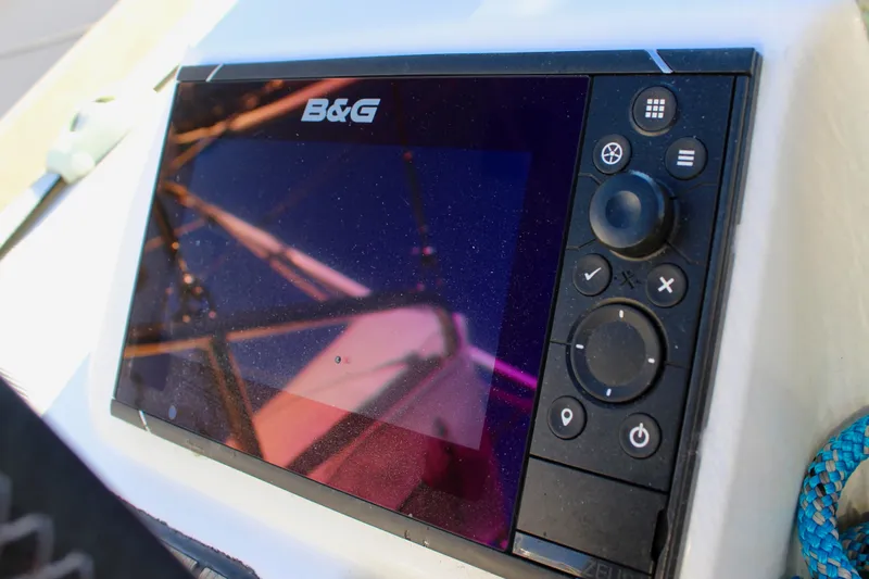 Selkie Yacht Photos Pics B&G navigation system on 2015 Jeanneau Sun Odyssey 349 sailboat.