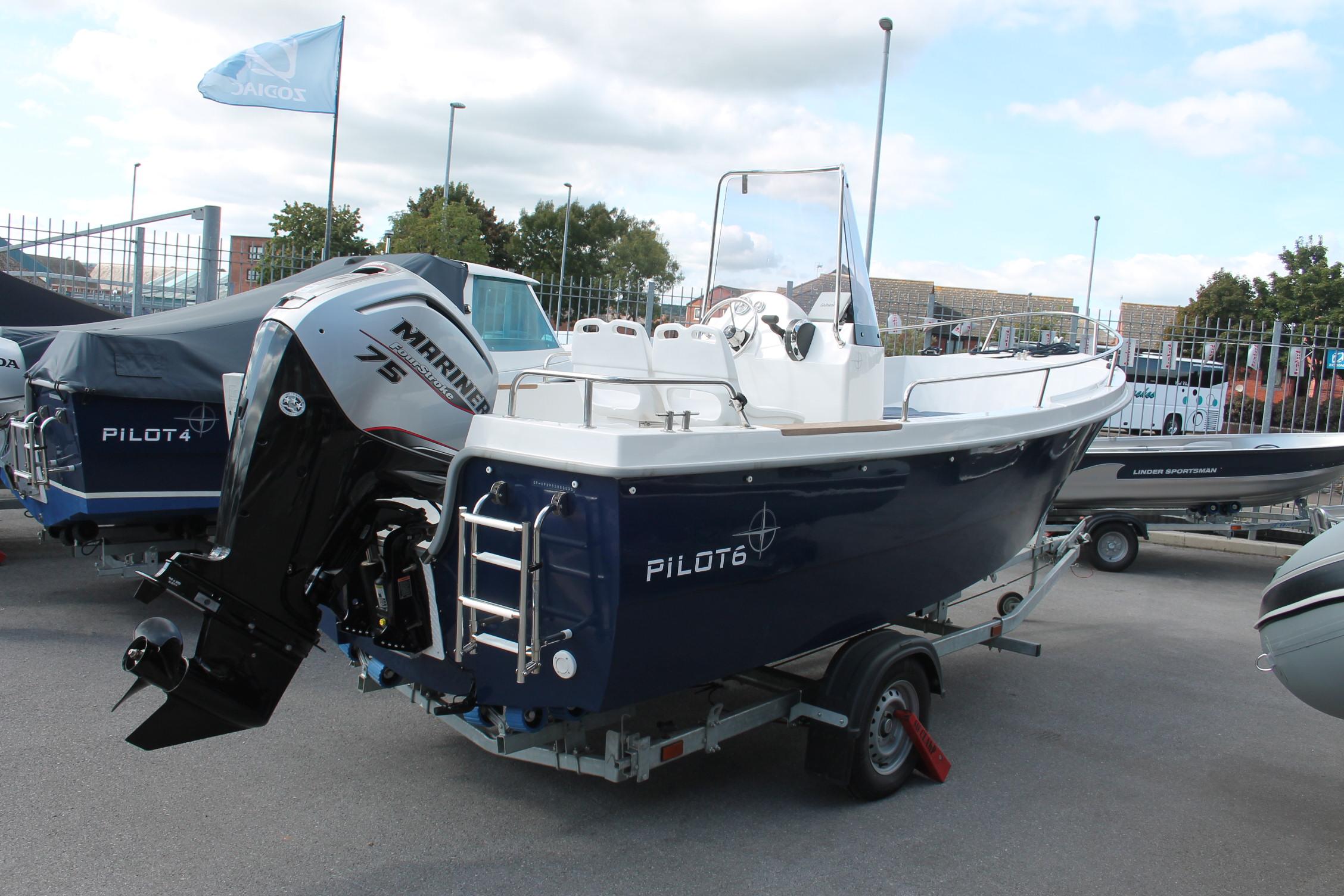 Westport PILOT 6 open with Mariner F75 & Roller Trailer 5m 2021