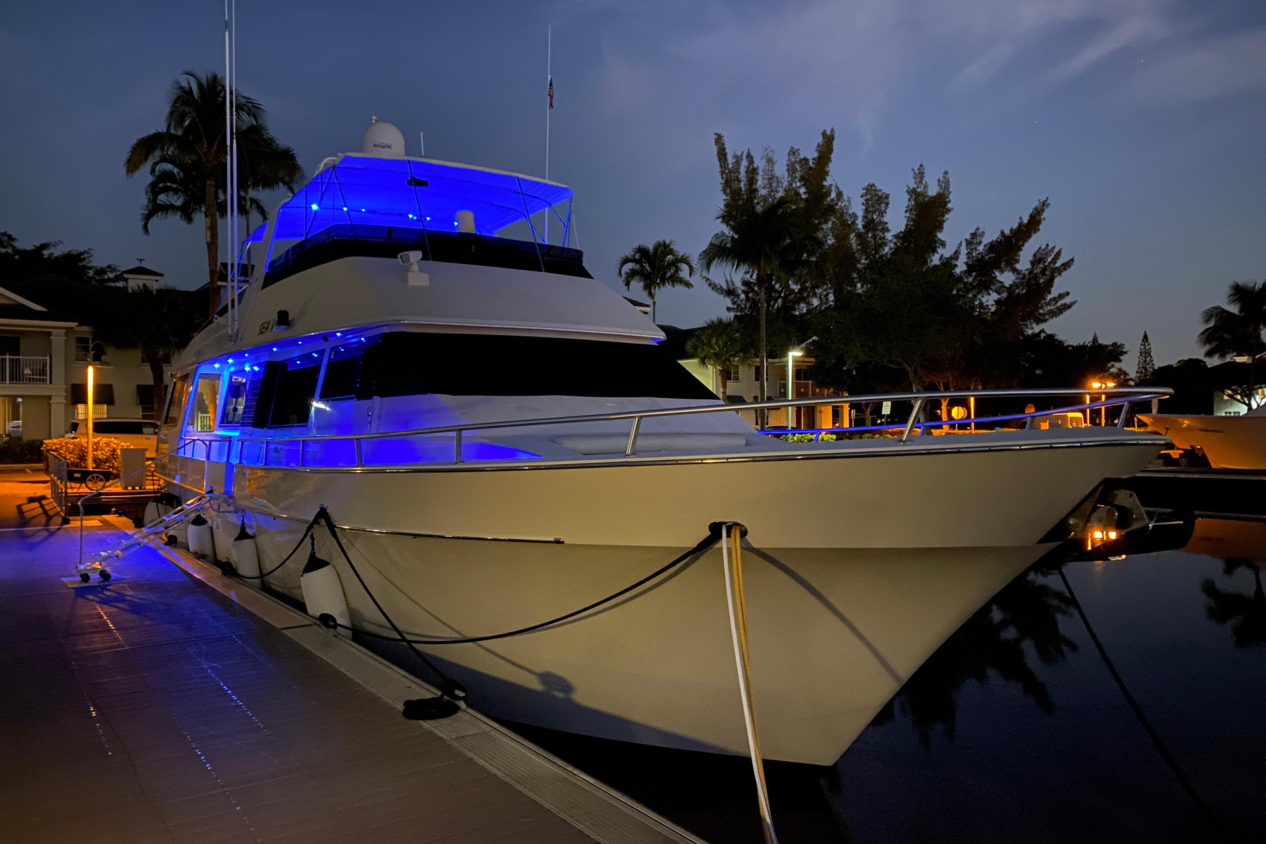 1991 Viking 65 Cockpit