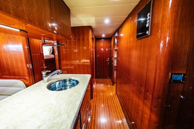 Southern Belle Yacht Photos Pics Crew Galley