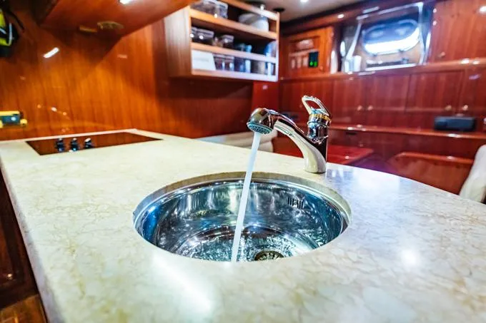 Southern Belle Yacht Photos Pics Crew Galley