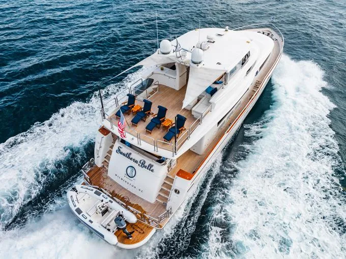 Southern Belle Yacht Photos Pics Stern Quarter