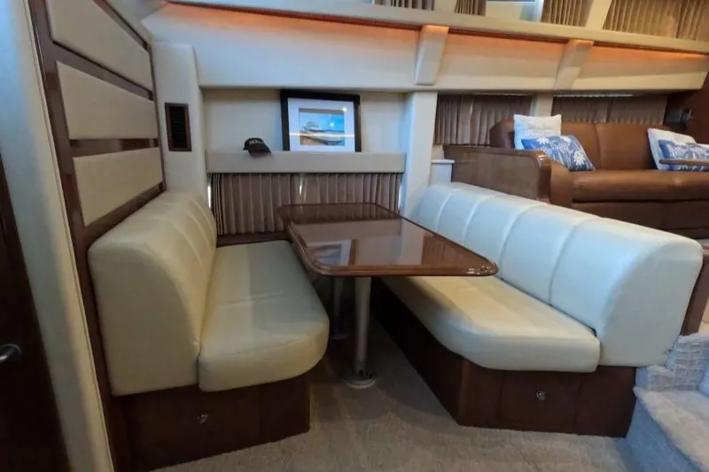 Long Hot Summer Day Yacht Photos Pics Dinette.JPG