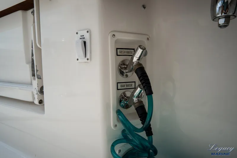 Legacy Yacht Photos Pics 2003 Tiara Yachts 4200 Open water connections for fresh and raw water.