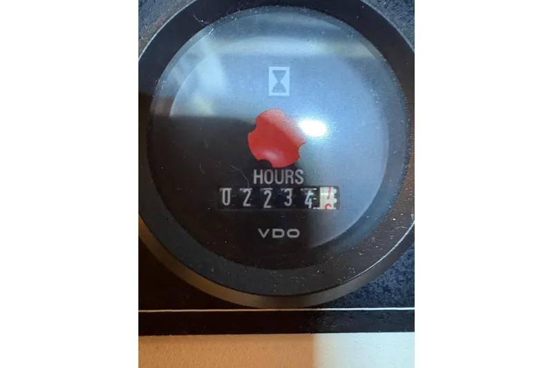  Yacht Photos Pics Hour meter reading 2234.6 on 1987 Hatteras 70 Cockpit Motor Yacht.