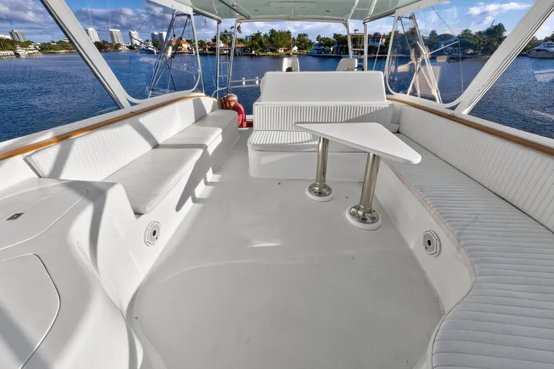 Cherin III Yacht Photos Pics Flybridge forward facing aft