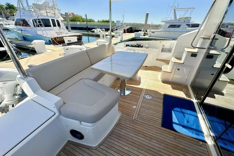 Kara Mia II Yacht Photos Pics 2019 Azimut 55 - Aft Deck