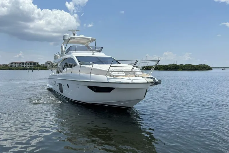 Kara Mia II Yacht Photos Pics 2019 Azimut 55 - Profile Bow