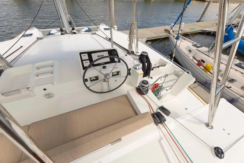 Second Star Yacht Photos Pics View of helms station