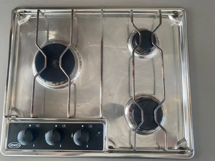 Second Star Yacht Photos Pics 3 burner stove