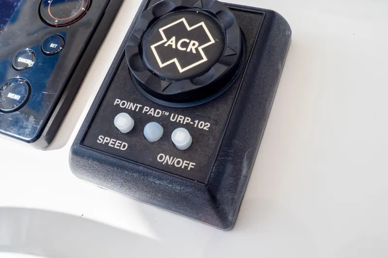  Yacht Photos Pics Control panel of 2015 Intrepid 327 Cuddy boat with ACR Point Pad URP-102.