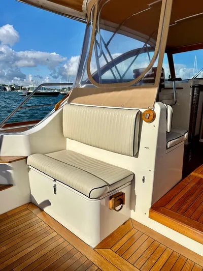 Aquila II Yacht Photos Pics Cockpit Aft Facing Seat