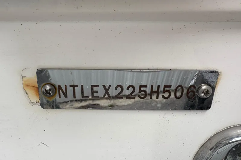  Yacht Photos Pics Hull identification number on 2006 Grady-White Express 330 boat.