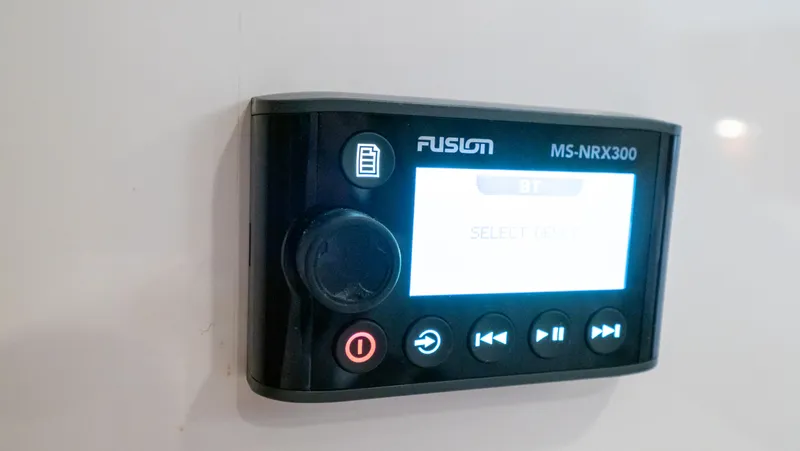  Yacht Photos Pics Fusion MS-NRX300 stereo control on 2018 Intrepid 430 Sport Yacht.