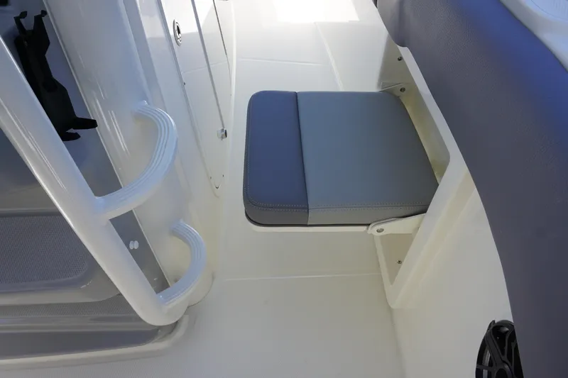 Bwce1064l324 Yacht Photos Pics 2024 Boston Whaler 330 Outrage interior seating detail.