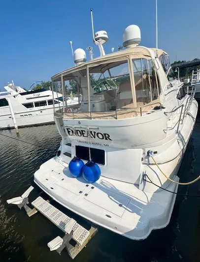 Endeavor Yacht Photos Pics Aft Enclosure