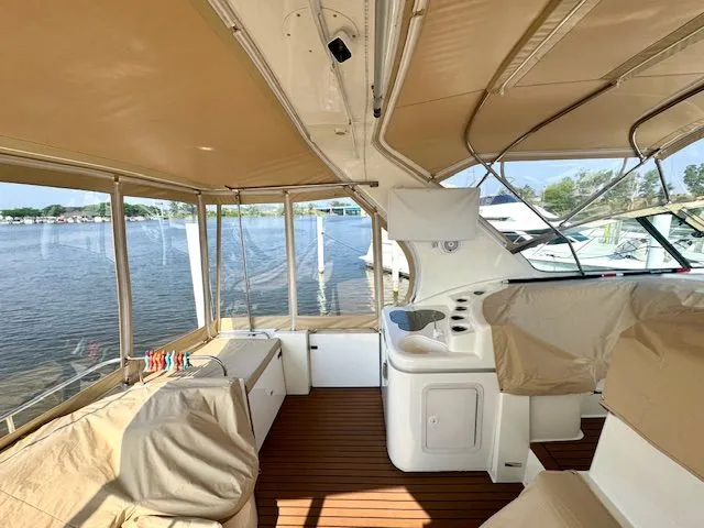 Endeavor Yacht Photos Pics Aft Deck - Port Side