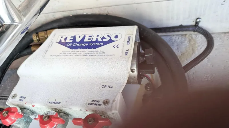  Yacht Photos Pics Reverso oil change system on 2012 Sea Ray 450 Sundancer boat.