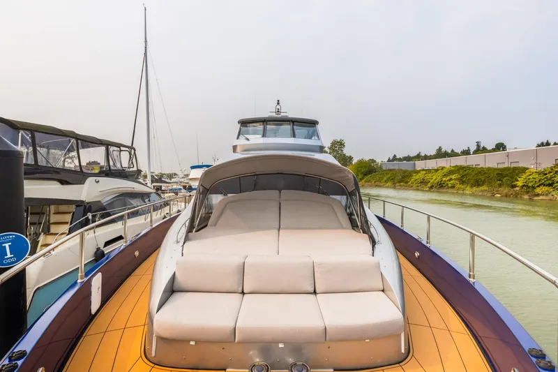  Yacht Photos Pics Luxury Primorets Custom 2010 yacht docked in a serene marina setting.