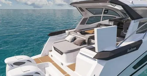  Yacht Photos Pics 2024 Beneteau 36 Gran Turismo GT luxury yacht on open water.