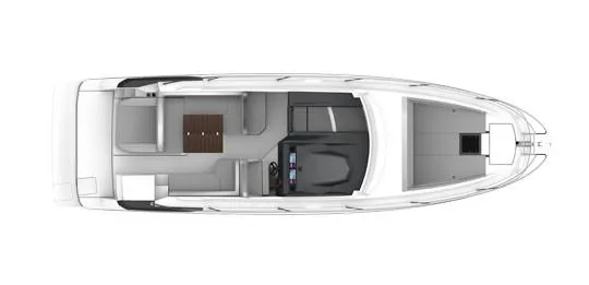  Yacht Photos Pics Top view of 2024 Beneteau 36 Gran Turismo GT yacht layout.