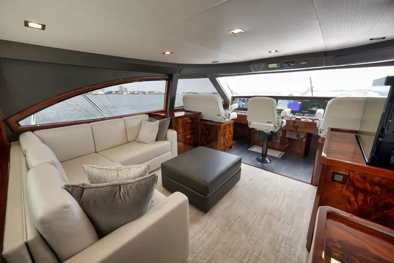 Nikki Bella Yacht Photos Pics 2025 Viking 90 Convertible- NIKKI BELLA- Helm