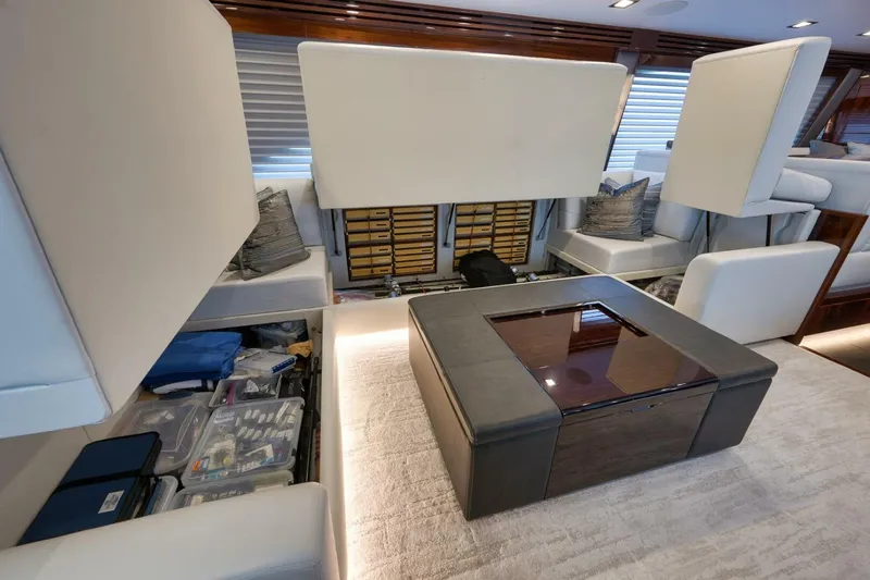 Nikki Bella Yacht Photos Pics 2025 Viking 90 Convertible- NIKKI BELLA- Salon Storage