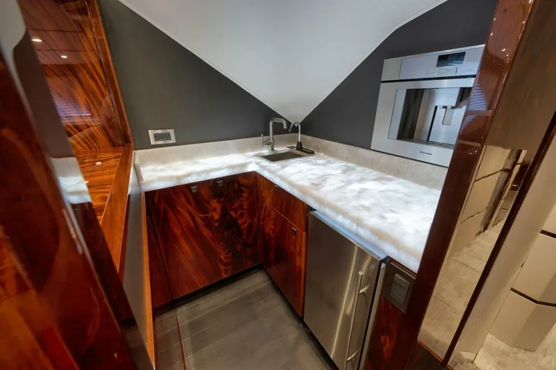 Nikki Bella Yacht Photos Pics 2025 Viking 90 Convertible- NIKKI BELLA- Coffee Bar