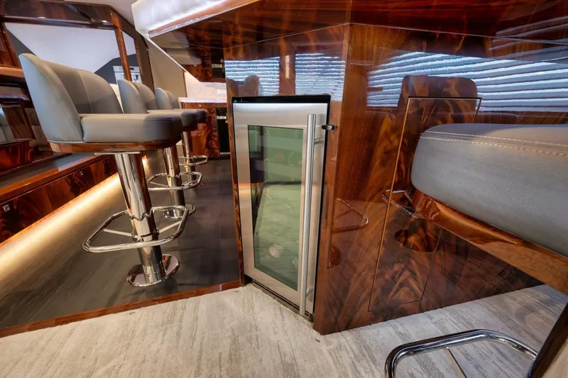 Nikki Bella Yacht Photos Pics 2025 Viking 90 Convertible- NIKKI BELLA- Galley