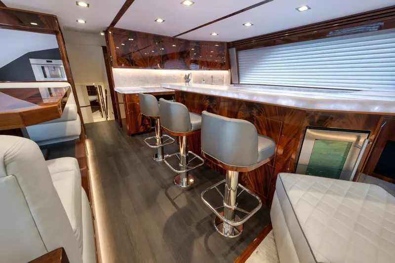 Nikki Bella Yacht Photos Pics 2025 Viking 90 Convertible- NIKKI BELLA- Galley