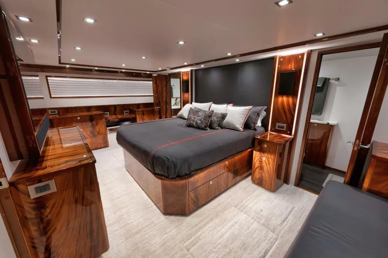 Nikki Bella Yacht Photos Pics 2025 Viking 90 Convertible- NIKKI BELLA- Master Stateroom