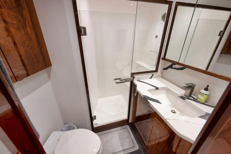 Nikki Bella Yacht Photos Pics 2025 Viking 90 Convertible- NIKKI BELLA- Starboard Stateroom Head