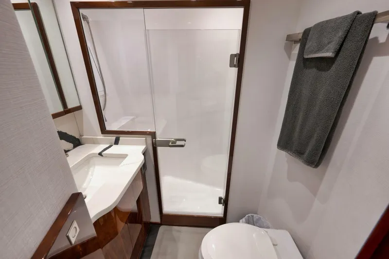 Nikki Bella Yacht Photos Pics 2025 Viking 90 Convertible- NIKKI BELLA- Port Stateroom Head