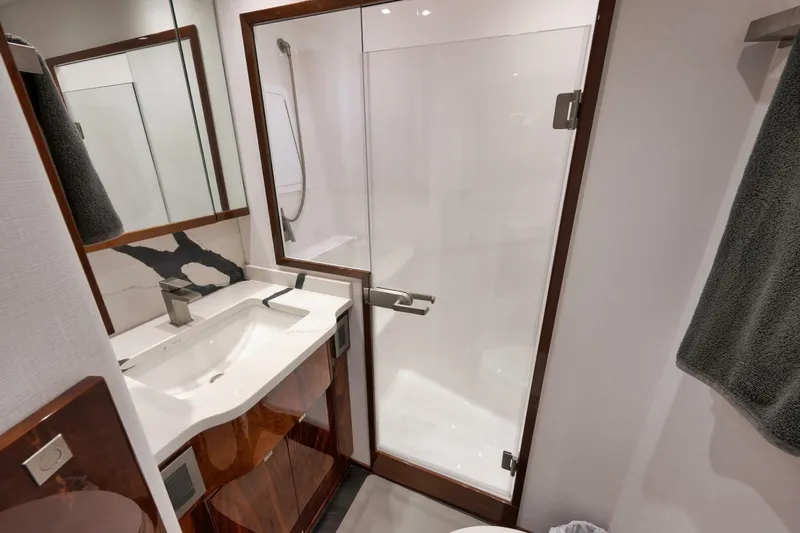 Nikki Bella Yacht Photos Pics 2025 Viking 90 Convertible- NIKKI BELLA- Port Stateroom Head